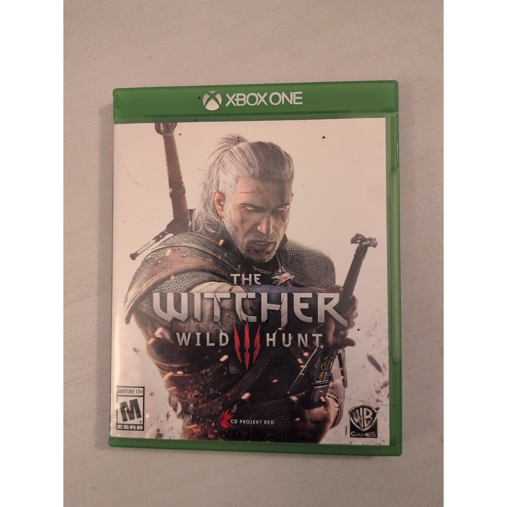 The Witcher III 3 Wild Hunt Microsoft Xbox One, 2015 CIB w/Manual Map TESTED